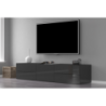 Mobile Porta TV Metis 170 – 1 anta + 4 cassetti – Antracite Lucido