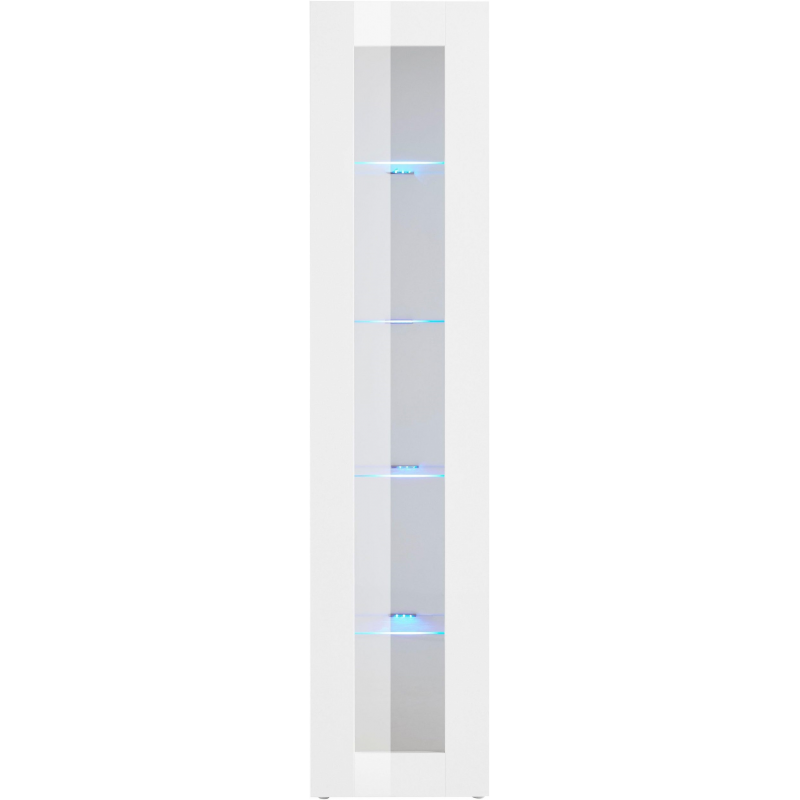 Vetrina Maruska – 1 anta – 40x180x30 – Bianco Lucido