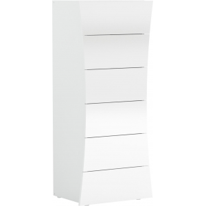 Zoom Settimino Arco – 6 cassetti – 50x121x40 – Bianco Lucido