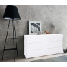 Cassettiera Arco 150 – 6 cassetti – 155x81x40 – Bianco Lucido
