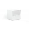 Comodino Arco – 2 cassetti – 50x41x40 – Bianco Lucido