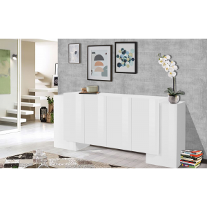 Credenza Pillon 210 – 2+4 ante – Bianco Lucido
