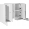 Madia Pillon 130 – 2+4 ante – Bianco Lucido