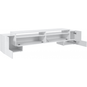 Zoom Porta TV Pillon 210 – 2+1 ante – Bianco Lucido