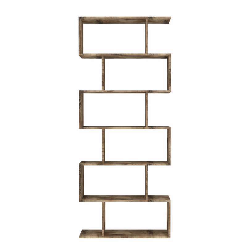 Libreria Calli – 84x192x24 – Acero Pereira