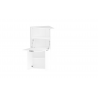 Scrivania ad angolo Dalia – Richiudibile – 70x140x57 – Bianco Lucido