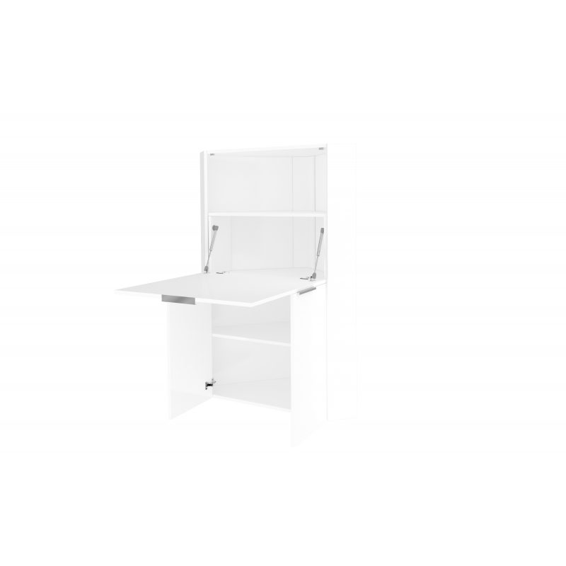 Scrivania ad angolo Dalia – Richiudibile – 70x140x57 – Bianco Lucido