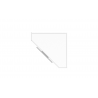 Scrivania ad angolo Dalia – Richiudibile – 70x140x57 – Bianco Lucido