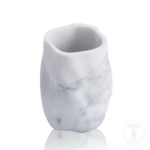BICCHIERE PORTA SPAZZOLINI "MARBLE" TOMASUCCI