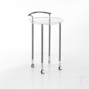 CARRELLO "TINO ROUND" ACRILICO TOMASUCCI