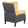 Poltrona Recliner Relax in tessuto modello Pacifica colore Ocra