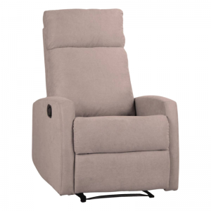 Poltrona Relax Manuale in tessuto modello Samoa colore Tortora