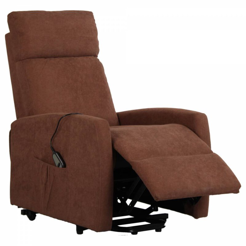 Poltrona Relax Elettrica in tessuto modello Samoa colore Marrone