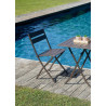 Set Tavolo Lucca + 2 sedie Lucca MOIA chocolate