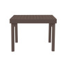 Set Tavolo Balcone + 6 sedie Lucca MOIA chocolate