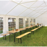 Set tende laterali di ricambio MOIA per tendone rettangolare 12x6 m