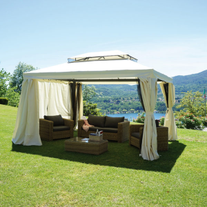 Set tende laterali di ricambio MOIA per gazebo in alluminio 3x4 m