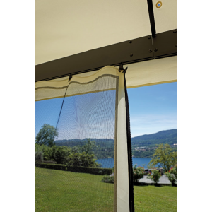 Zoom Set tende laterali di ricambio MOIA per gazebo in alluminio 3x4 m
