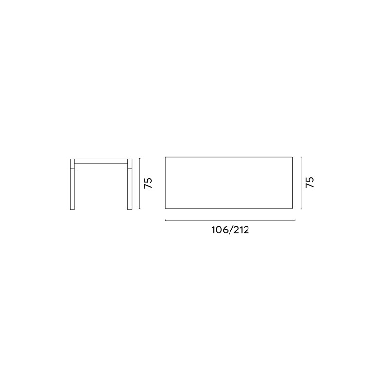 Set Tavolo Balcone + 6 Sedie Elba MOIA chocolate