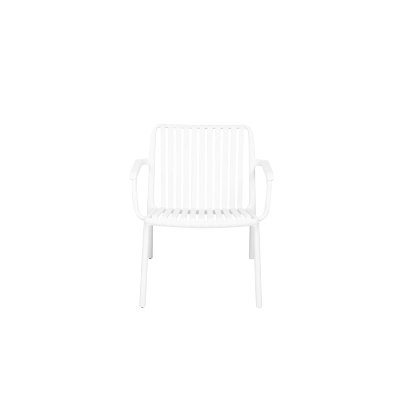 Set Balcony Valencia Bianco Moia | 2 Poltrone + Tavolino