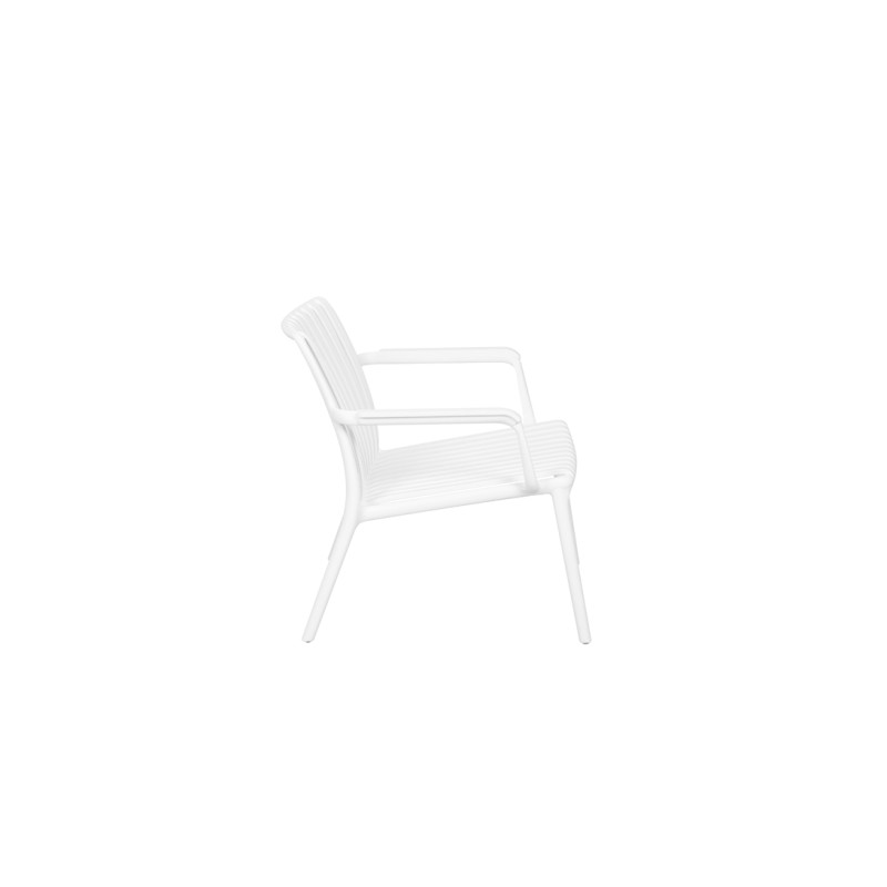 Set Balcony Valencia Bianco Moia | 2 Poltrone + Tavolino