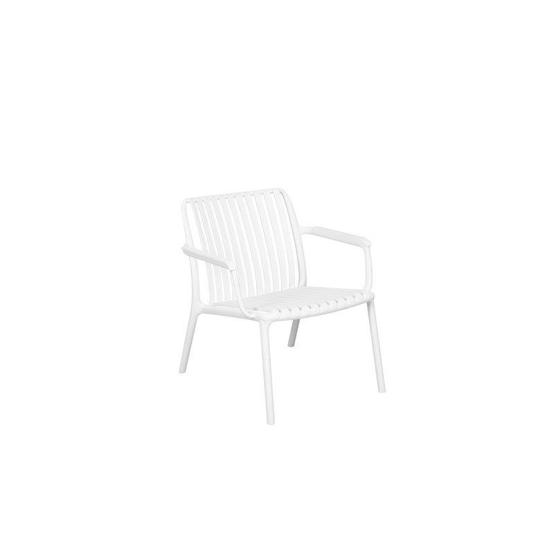 Set Balcony Valencia Bianco Moia | 2 Poltrone + Tavolino