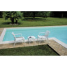 Set Balcony Valencia Bianco Moia | 2 Poltrone + Tavolino