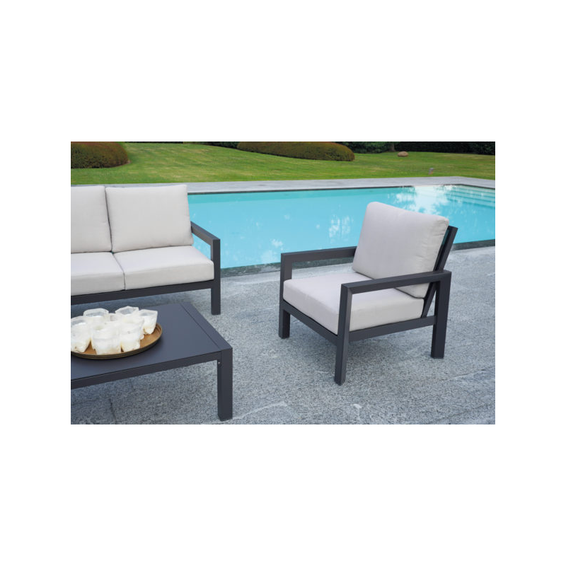 Set MOIA Nizza antracite alluminio