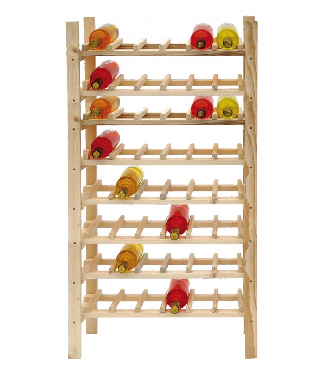 CANTINETTA PORTABOTTIGLIE BAROLINA 24 BOTTIGLIE IN LEGNO MASSELLO VALDOMO MADE IN ITALY