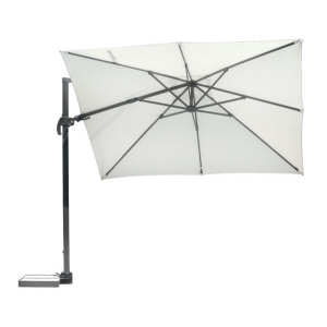 Zoom Ombrellone California MOIA 3x4 mt. con tilt basculante fusto antracite e maniglione in alluminio