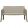 SET DUE DIVANO COCCOLONA TECNOPOLIMERO SCAB DESIGN