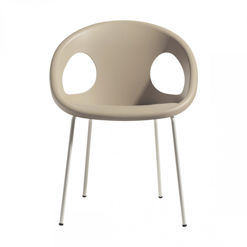 SET 2 SEDIE DROP TECNOPOLIMERO MADE IN ITALY SCAB DESIGN