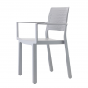 SET 4 PEZZI SEDIA EMI CON BRACCIOLI TECNOPOLIMERO MADE IN ITALY SCAB DESIGN