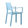 SET 4 PEZZI SEDIA EMI CON BRACCIOLI TECNOPOLIMERO MADE IN ITALY SCAB DESIGN