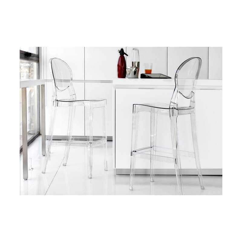 SET DUE SGABELLII IGLOO POLICARBONATO HT 65CM SCAB DESIGN