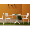 SET 4 SEDIE KATE CON BRACCIOLI TECNOPOLIMERO SCAB DESIGN