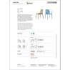 SET 6 SEDIE GINEVRA GO GREEN TECNOPOLIMERO RICICLATO SCAB DESIGN