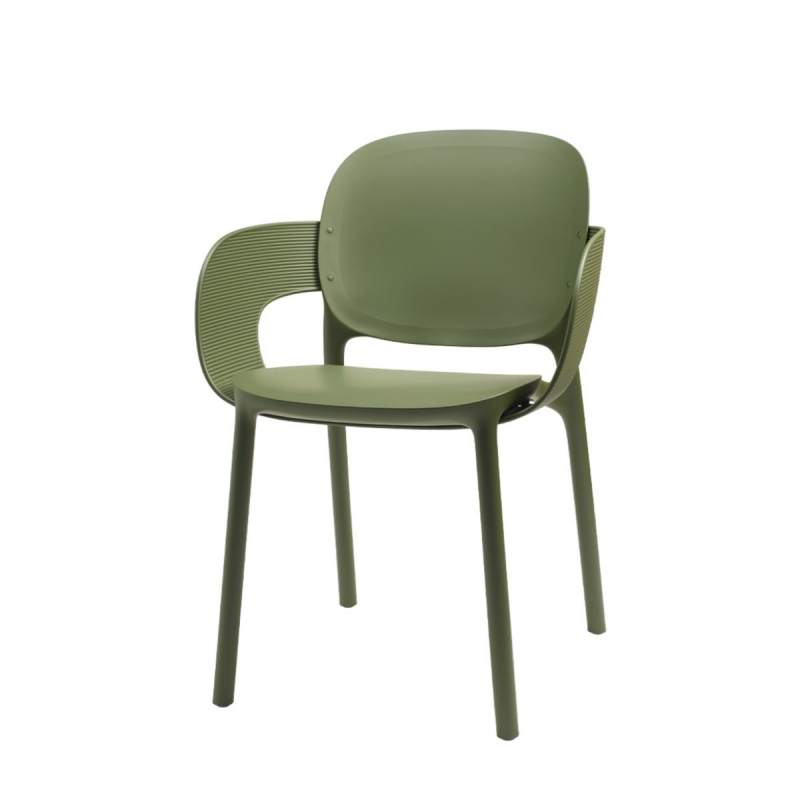 SET 4 POLTRONE HUG TECNOPOLIMERO DA POST CONSUMO INDUSTRIALE SCAB DESIGN
