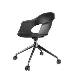 Zoom SEDIA LADY B CON RUOTE TECNOPOLIMERO MADE IN ITALY SCAB DESIGN