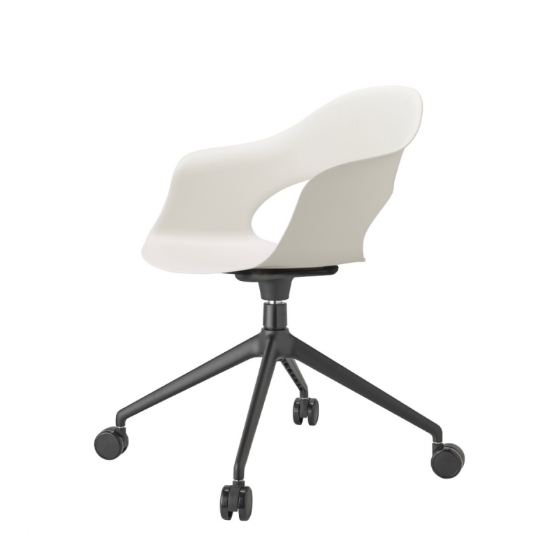 SEDIA LADY B CON RUOTE TECNOPOLIMERO MADE IN ITALY SCAB DESIGN