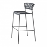 SGABELLO LISA CLUB IN PVC HT 75CM MADE IN ITALY SCAB DESIGN