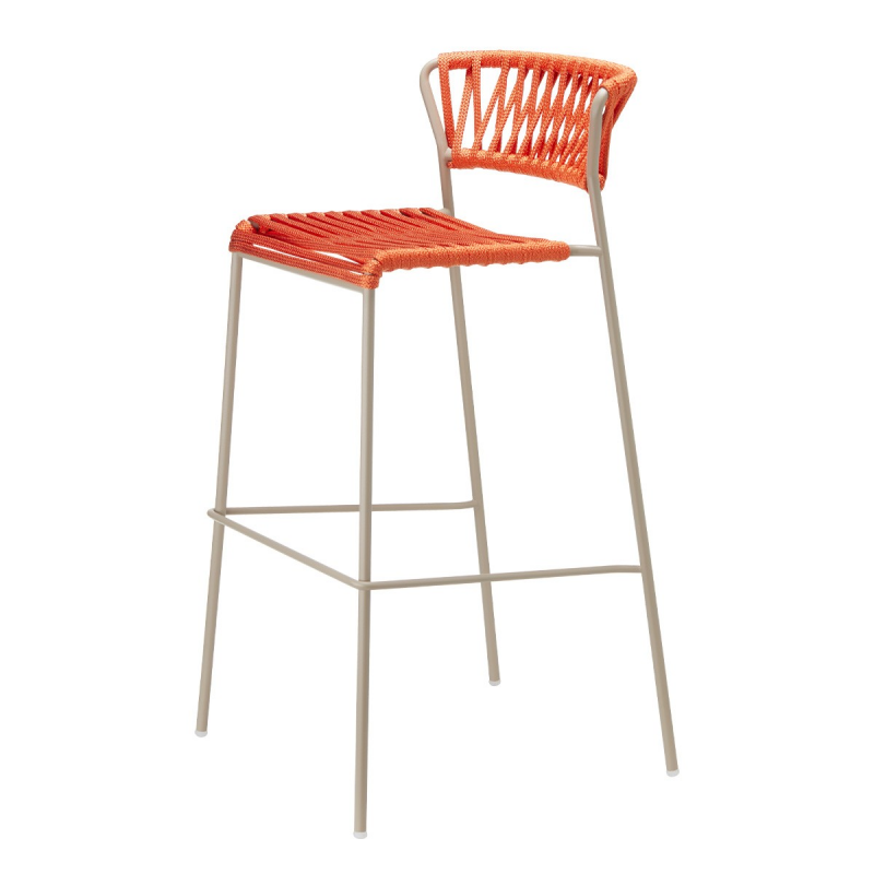 SGABELLO LISA FILÒ CORDA NAUTICA HT 75 MADE IN ITALY SCAB DESIGN