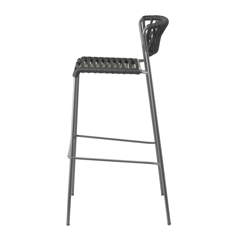 SGABELLO LISA FILÒ CORDA NAUTICA HT 75 MADE IN ITALY SCAB DESIGN