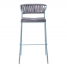 SGABELLO LISA FILÒ CORDA NAUTICA HT 75 MADE IN ITALY SCAB DESIGN