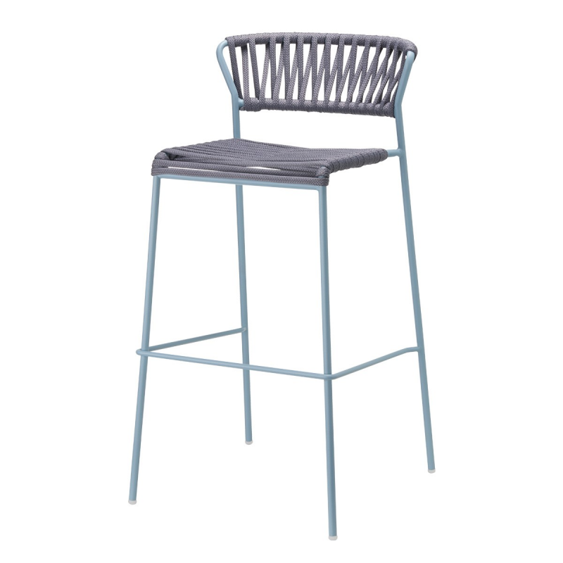 SGABELLO LISA FILÒ CORDA NAUTICA HT 75 MADE IN ITALY SCAB DESIGN