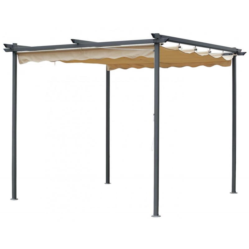 GAZEBO HOBART 3X3M BEIGE CASA COLLECTION