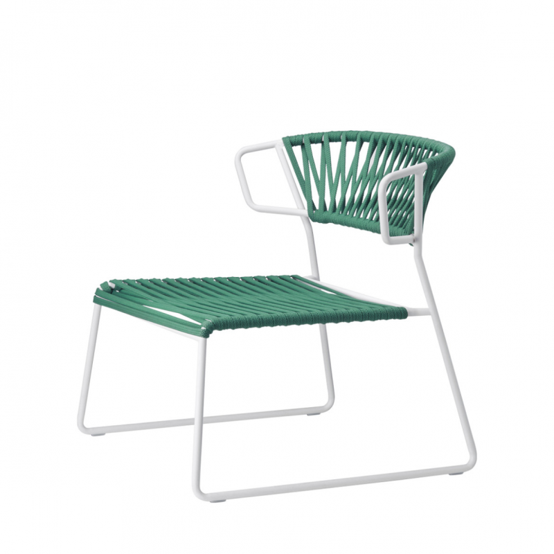 POLTRONA LISA LOUNGE FILO' CORDA NAUTICA MADE IN ITALY SCAB DESIGN