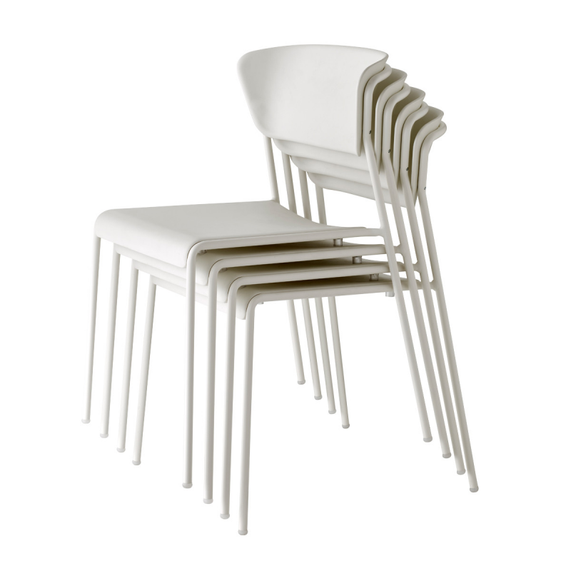 SET DA 4 SEDIA LISA TECNOPOLIMERO MADE IN ITALY SCAB DESIGN