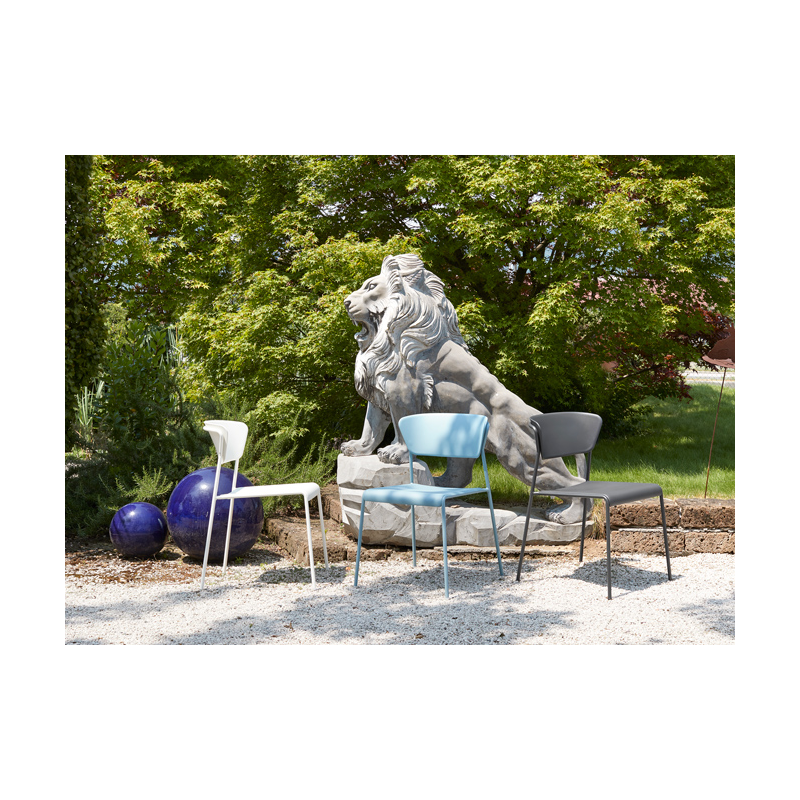 SET DA 4 SEDIA LISA TECNOPOLIMERO MADE IN ITALY SCAB DESIGN