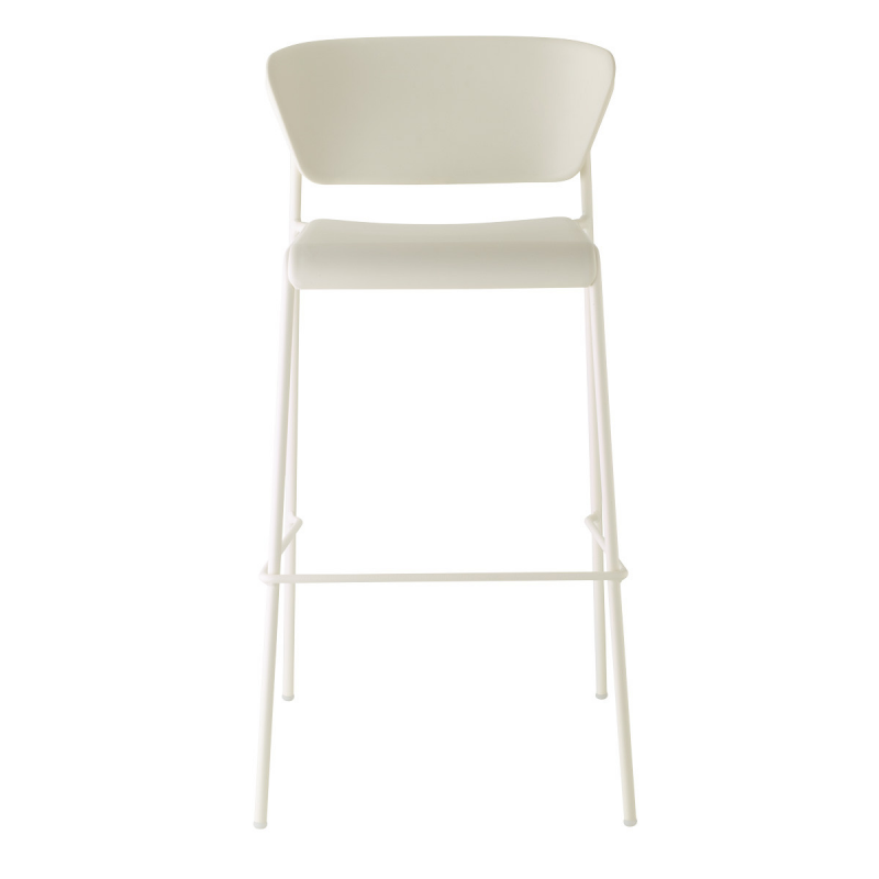 SET DUE SGABELLO LISA TECNOPOLIMERO HT 75CM SCAB DESIGN MADE IN ITALY